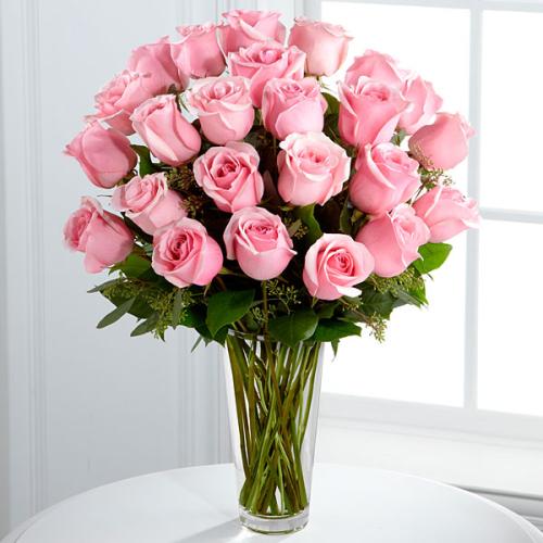 Pretty In Pink Rose Bouquet