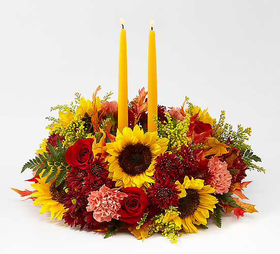 Giving Thanks Candle Centerpiece