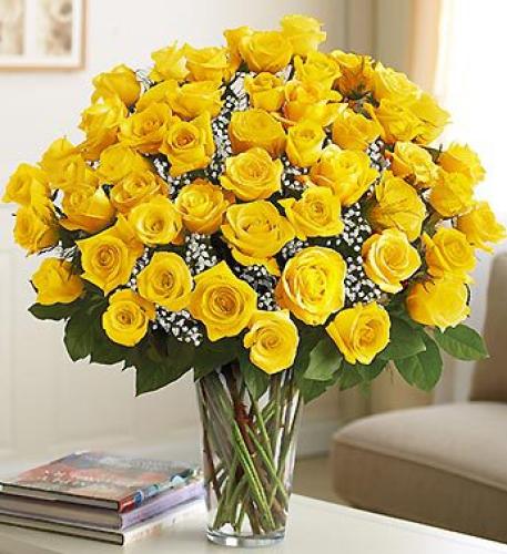 Ultimate Elegance&trade; Long Stem Yellow Roses